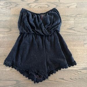 Black Mini Romper XS